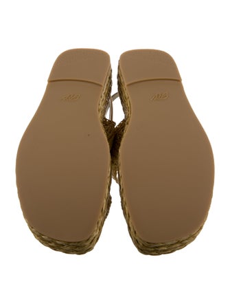 Roger Vivier Raffia Espadrilles