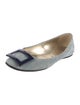 Roger Vivier Suede Flats