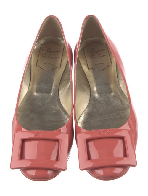 Roger Vivier Patent Leather Ballet Flats