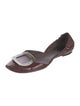 Roger Vivier Patent Leather D'Orsay Flats