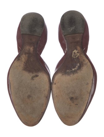 Roger Vivier Patent Leather D'Orsay Flats