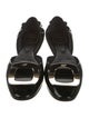Roger Vivier Patent Leather D'Orsay Flats