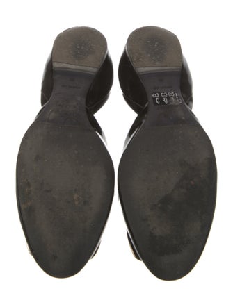 Roger Vivier Patent Leather D'Orsay Flats