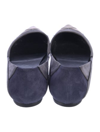 Roger Vivier Suede Printed Flats