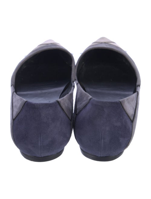 Roger Vivier Suede Printed Flats