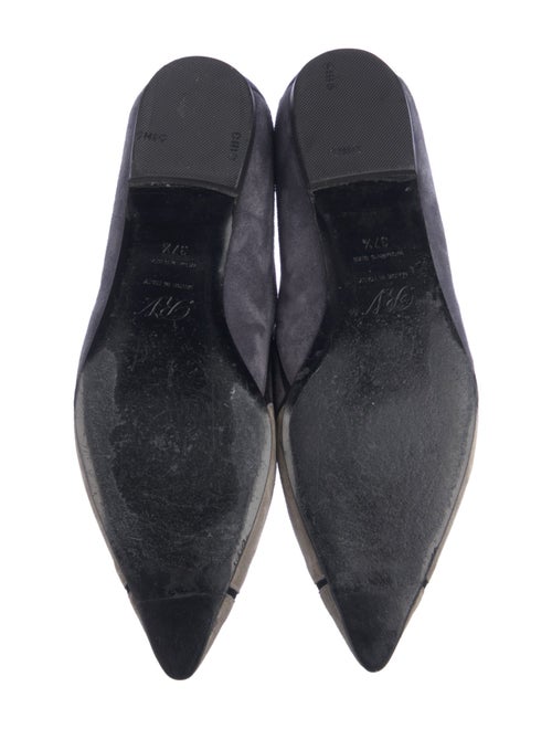 Roger Vivier Suede Printed Flats