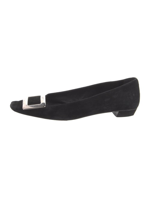 Roger Vivier Suede Flats