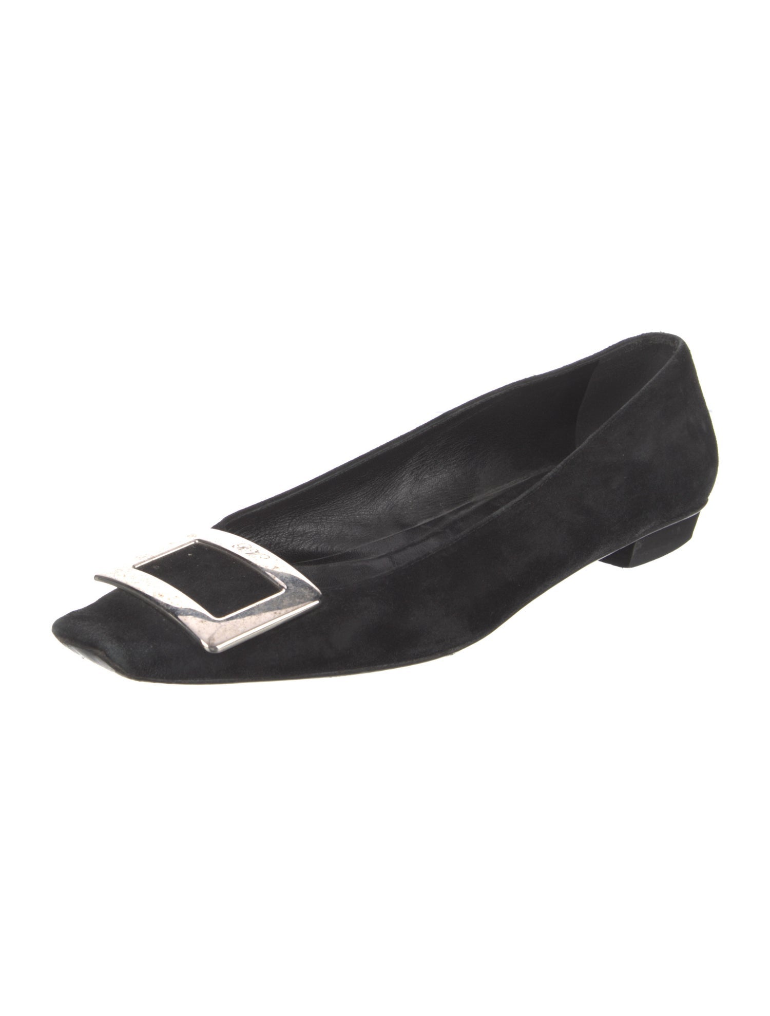 Roger Vivier Suede Flats