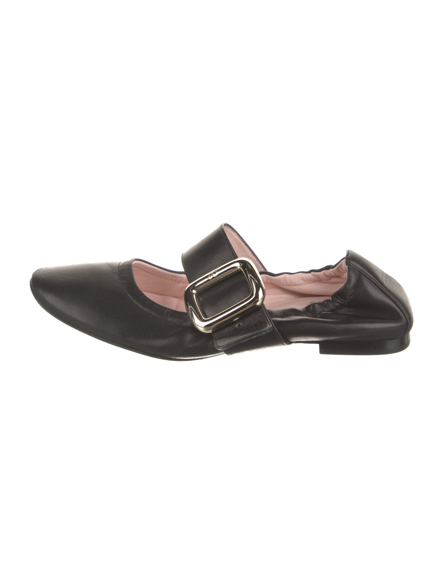 Roger Vivier Leather Mary Jane Flats