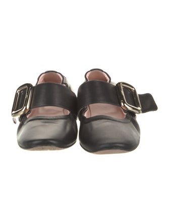 Roger Vivier Leather Mary Jane Flats