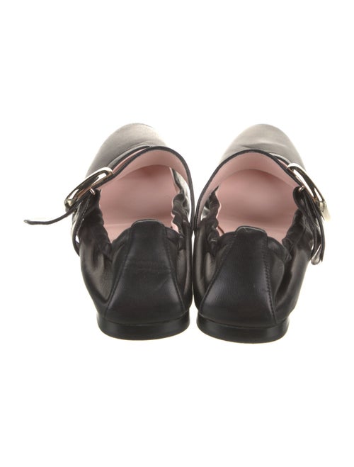 Roger Vivier Leather Mary Jane Flats