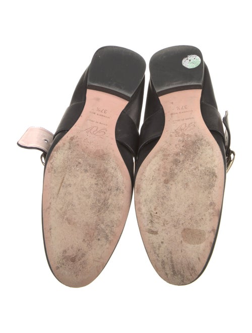 Roger Vivier Leather Mary Jane Flats