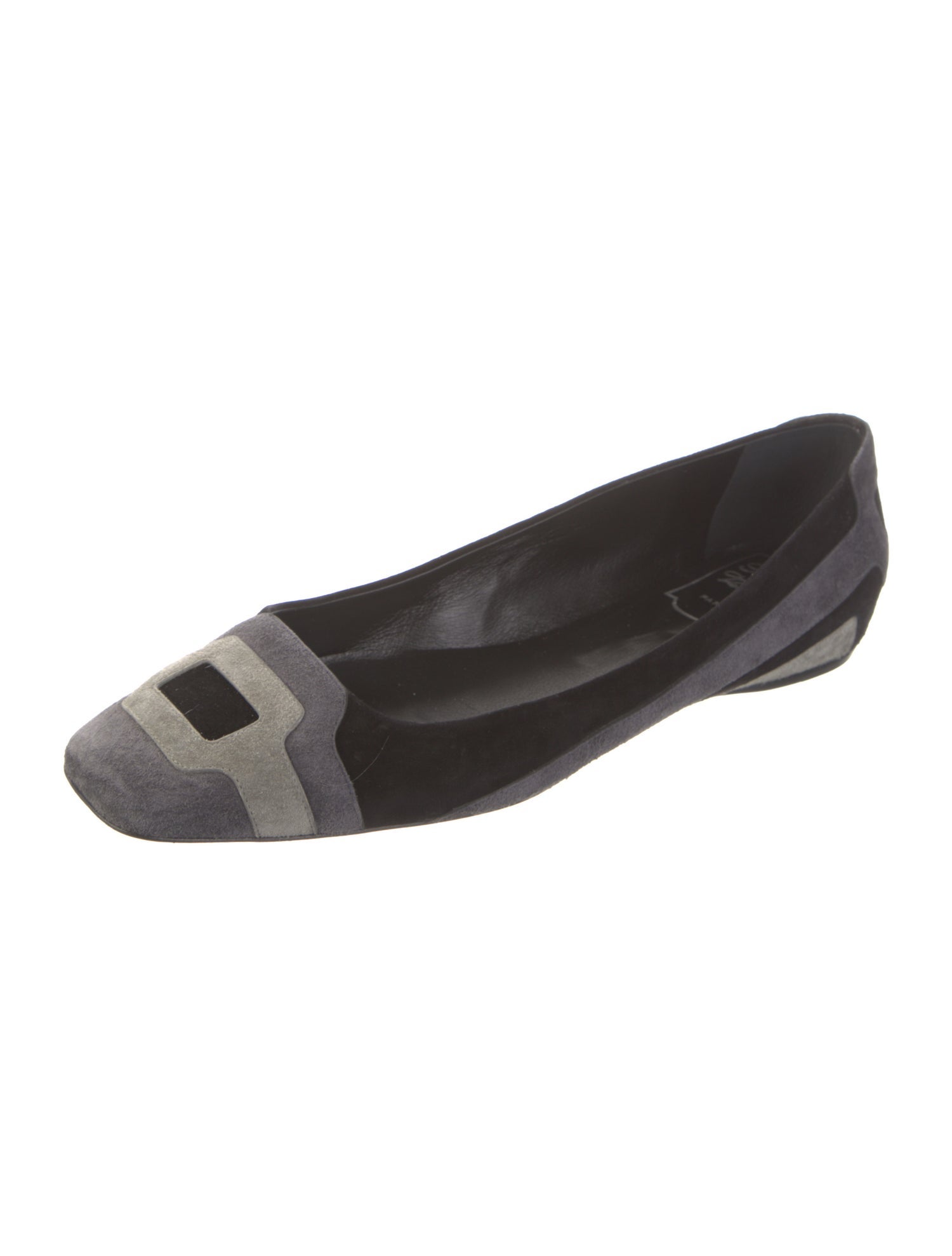 Roger Vivier Suede Ballet Flats