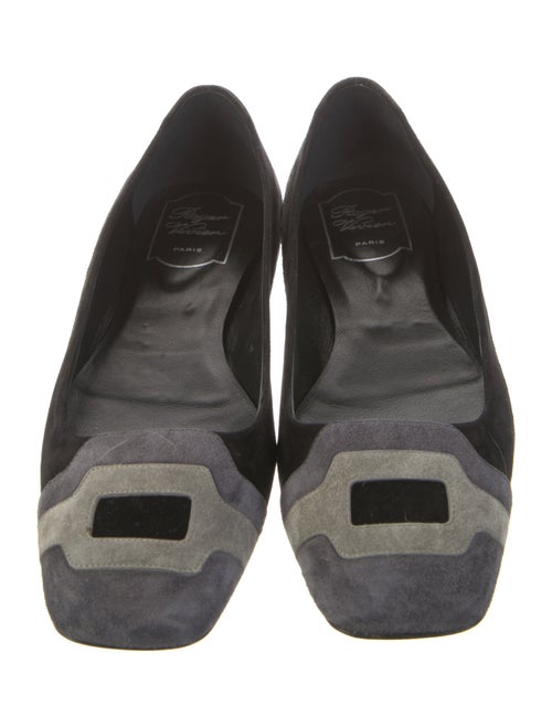 Roger Vivier Suede Ballet Flats