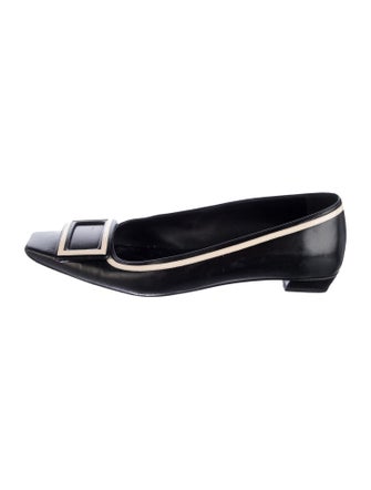 Roger Vivier Leather Flats