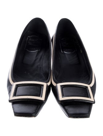 Roger Vivier Leather Flats