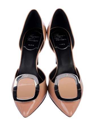 Roger Vivier Patent Leather D'Orsay Pumps