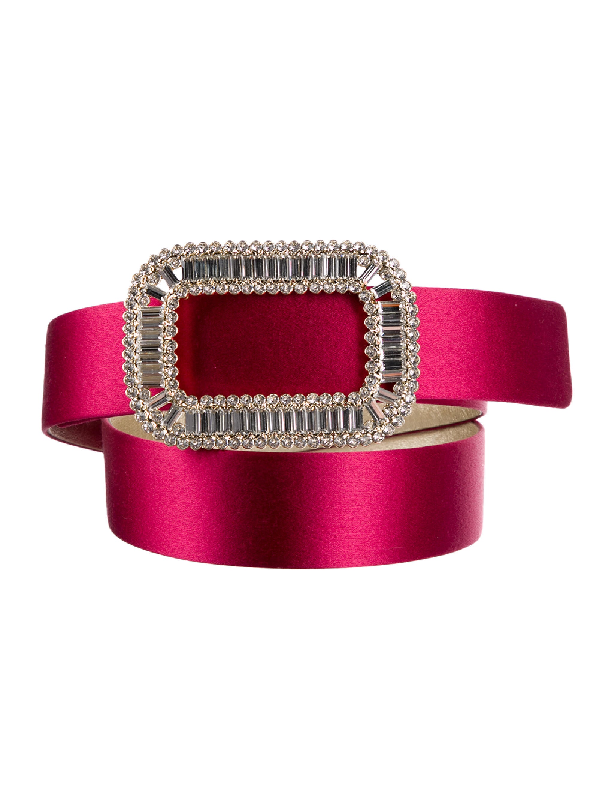 Roger Vivier Skinny Leather Waist Belt