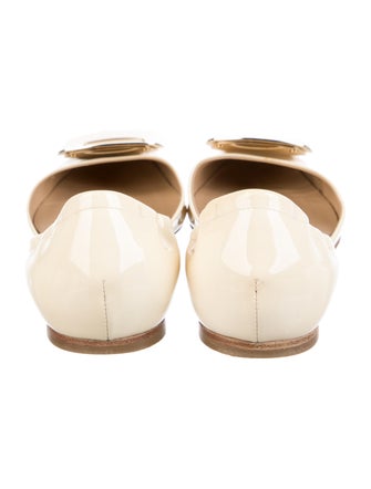 Roger Vivier Patent Leather D'Orsay Flats