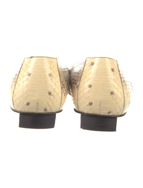 Roger Vivier Leather Animal Print Flats