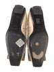Roger Vivier Leather Animal Print Flats