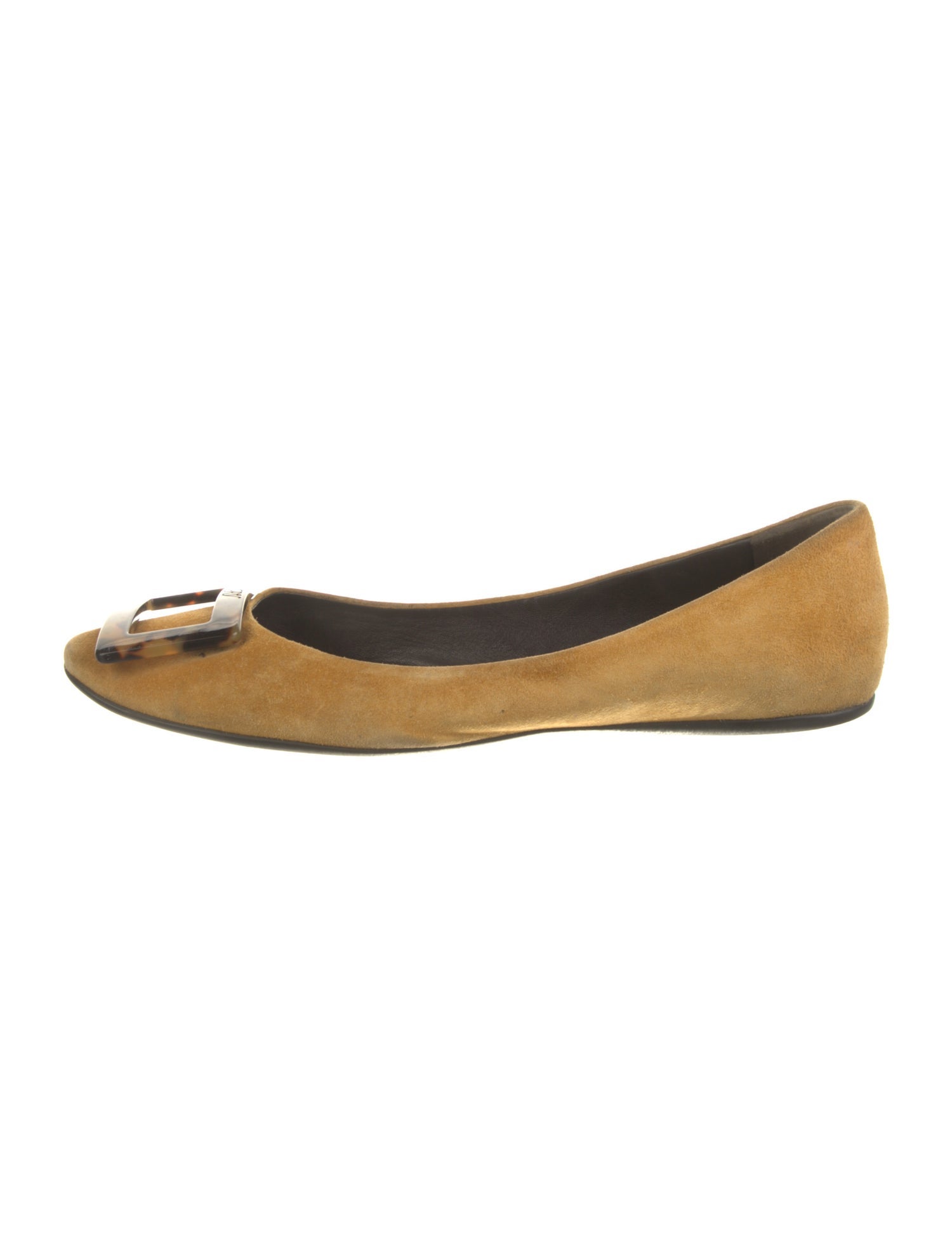 Roger Vivier Suede Ballet Flats