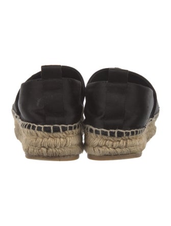 Roger Vivier Satin Sequin Embellishments Espadrilles