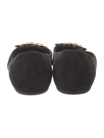 Roger Vivier Suede Flats