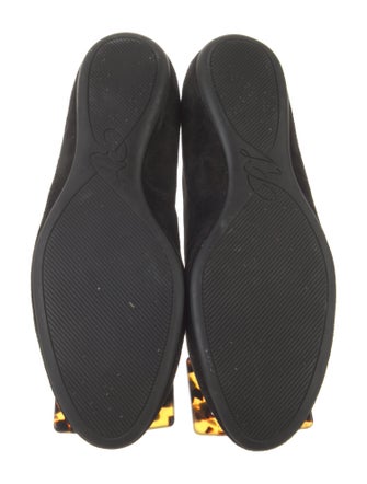 Roger Vivier Suede Flats