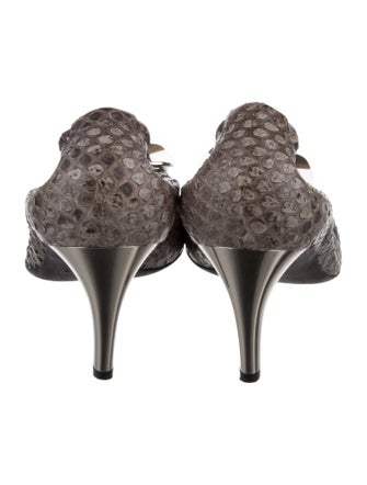Roger Vivier Snakeskin Animal Print Pumps