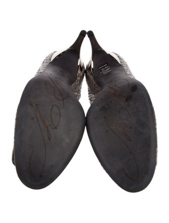 Roger Vivier Snakeskin Animal Print Pumps