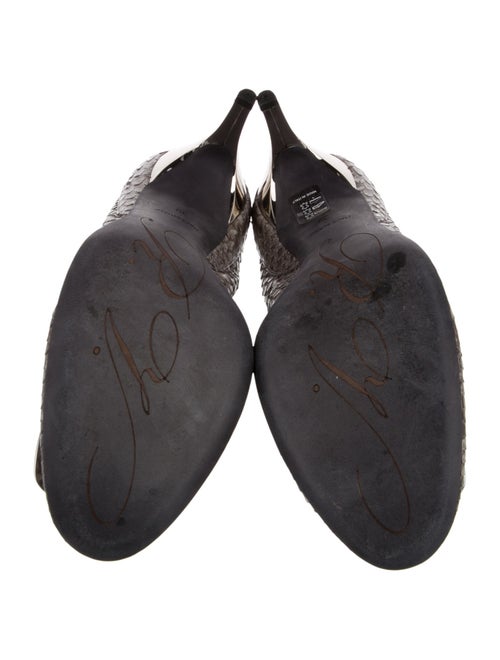 Roger Vivier Snakeskin Animal Print Pumps