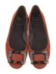 Roger Vivier Suede Flats