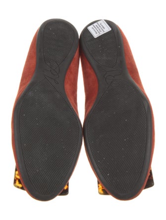 Roger Vivier Suede Flats
