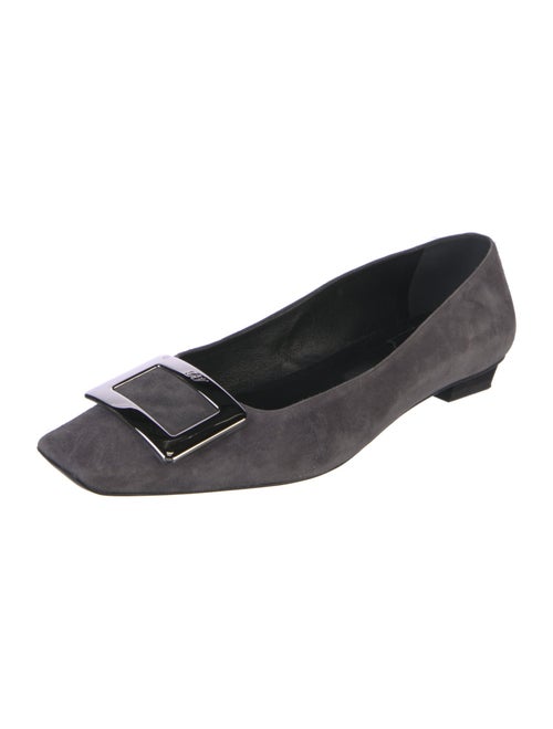Roger Vivier Suede Flats