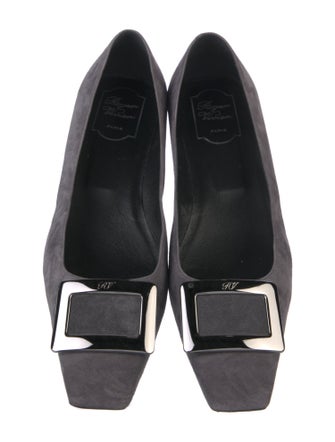 Roger Vivier Suede Flats