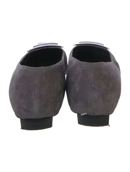 Roger Vivier Suede Flats