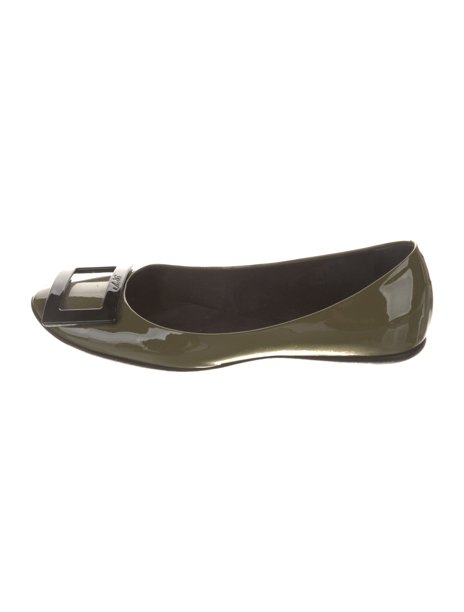 Roger Vivier Patent Leather Flats