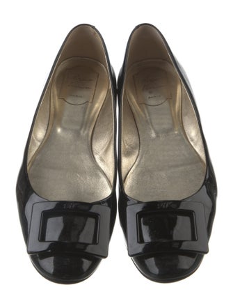 Roger Vivier Patent Leather Flats