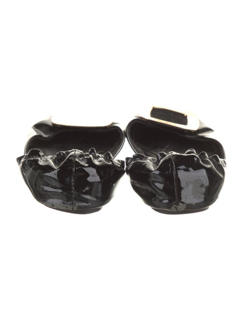 Roger Vivier Patent Leather D'Orsay Flats