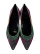 Roger Vivier Suede Animal Print Flats