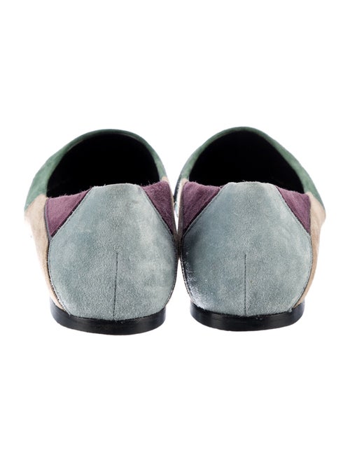 Roger Vivier Suede Animal Print Flats