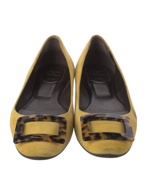 Roger Vivier Suede Flats