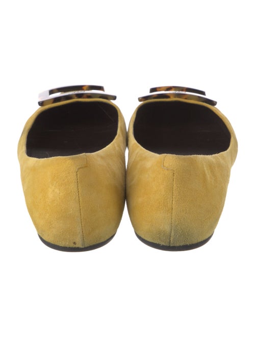 Roger Vivier Suede Flats
