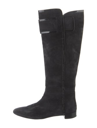 Roger Vivier Suede Riding Boots
