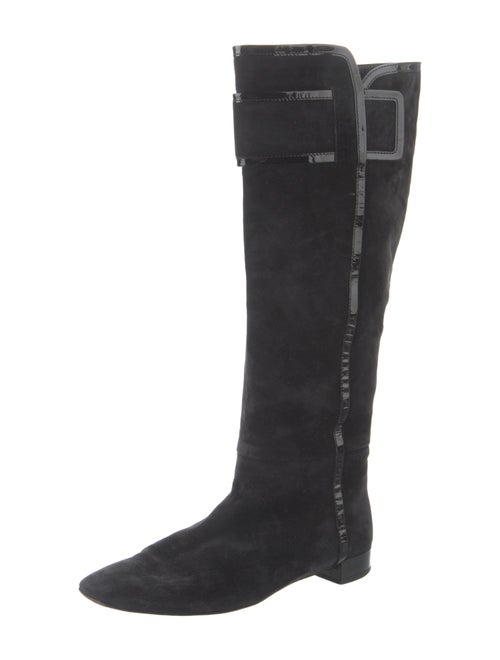 Roger Vivier Suede Riding Boots