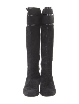 Roger Vivier Suede Riding Boots