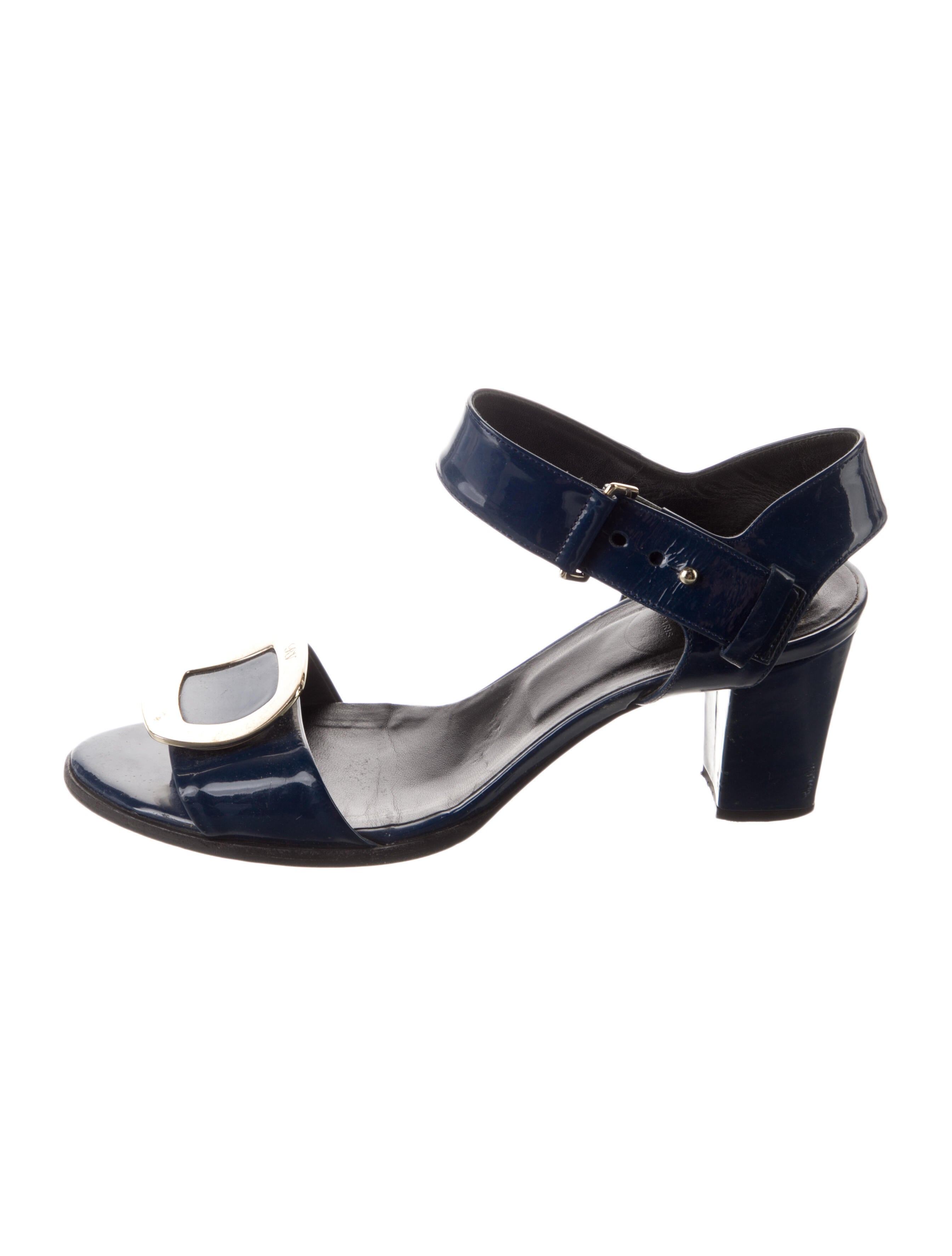 Roger Vivier Patent Leather Sandals