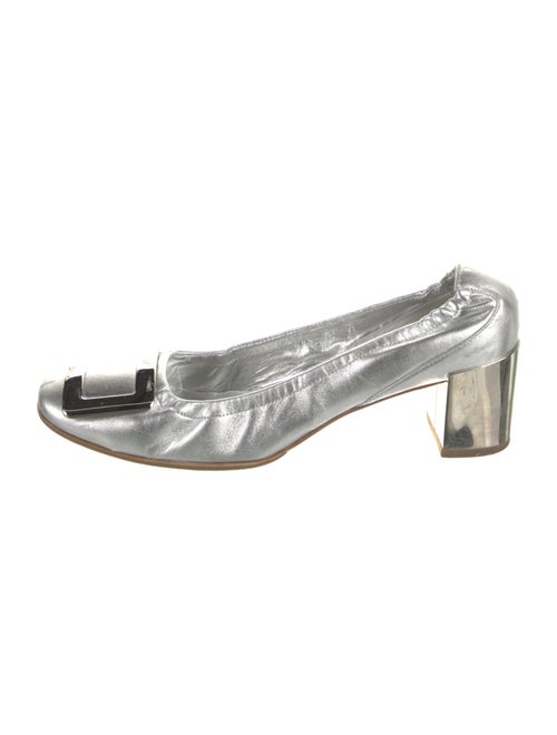 Roger Vivier Leather Slingback Pumps