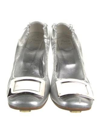 Roger Vivier Leather Slingback Pumps